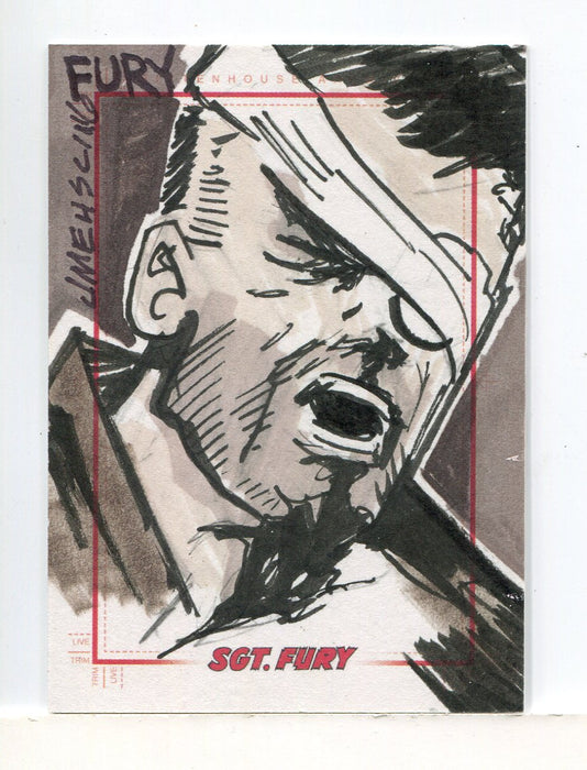 Sgt. Fury and His Howling Commandos 50th Ann. Autograph Sketch Card - TvMovieCards.com