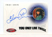 James Bond 40th Anniversary Tsai Chin Autograph Card A5 - TvMovieCards.com