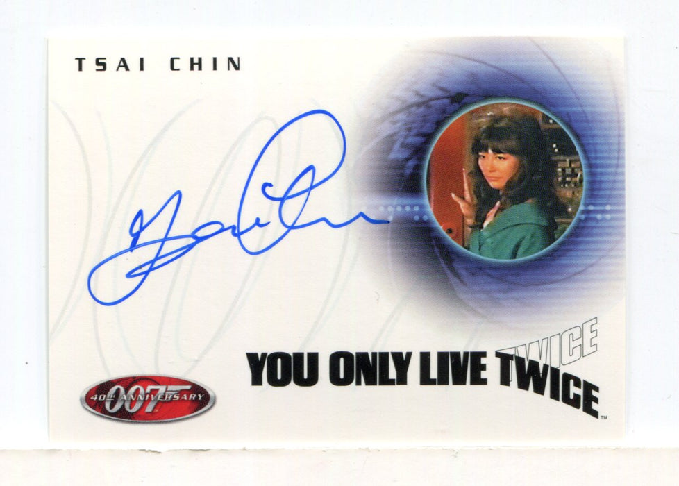 James Bond 40th Anniversary Tsai Chin Autograph Card A5 - TvMovieCards.com