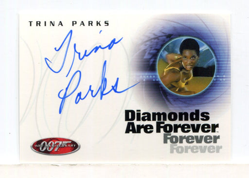 James Bond 40th Anniversary Trina Parks Autograph Card A7 - TvMovieCards.com