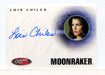 James Bond 40th Anniversary Lois Chiles as Holly Goodhead Autograph Card A11 - TvMovieCards.com