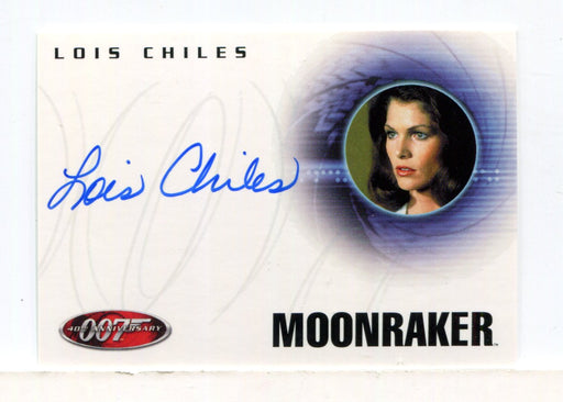 James Bond 40th Anniversary Lois Chiles as Holly Goodhead Autograph Card A11 - TvMovieCards.com