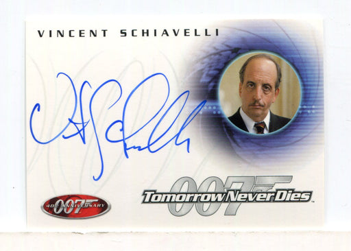 James Bond 40th Anniversary Vincent Schiavelli Autograph Card A23 - TvMovieCards.com