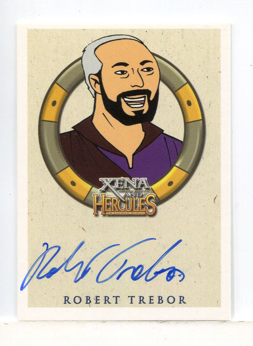 Xena & Hercules Animated Adventures Robert Trebor Salmoneus Autograph Card - TvMovieCards.com