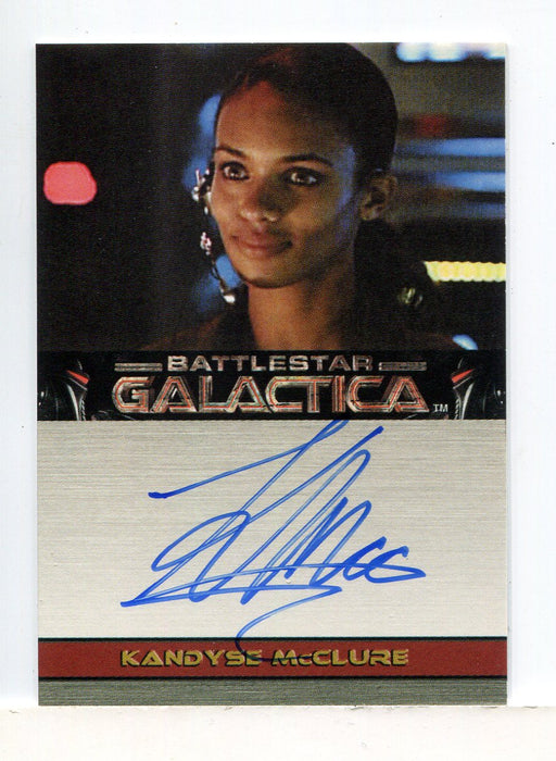 Battlestar Galactica Season One Kandyse McClure Autograph Card - TvMovieCards.com