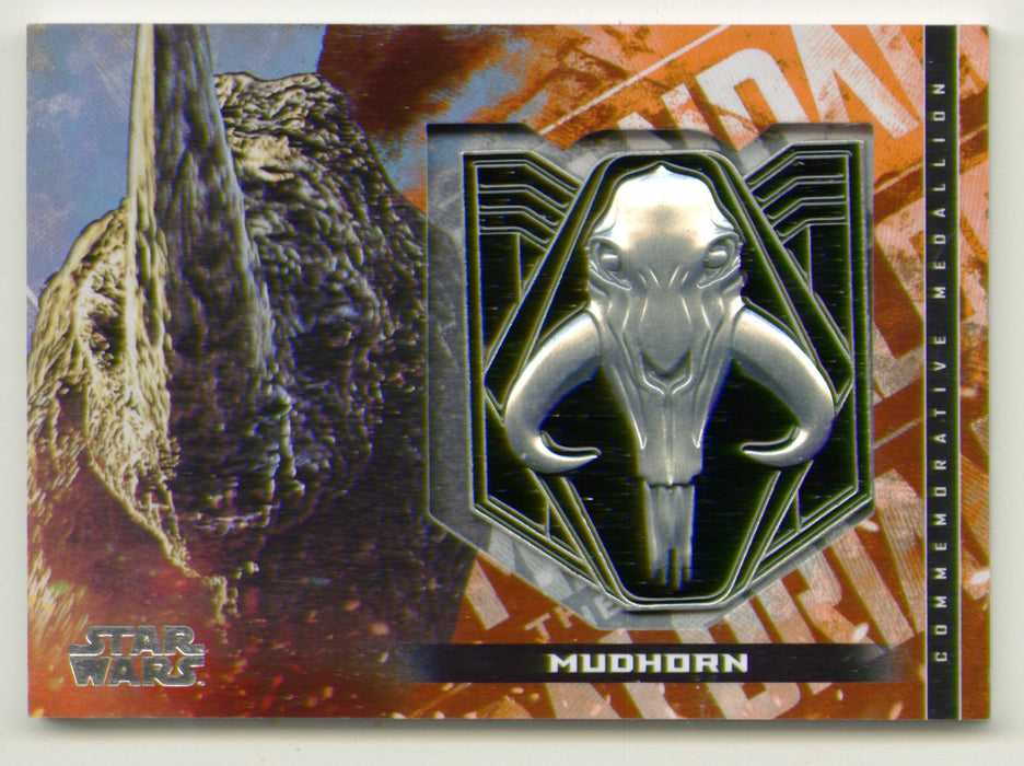 2020 Star Wars The Mandalorian Medallion Trading Card M-MDM Mudhorn Topps - TvMovieCards.com