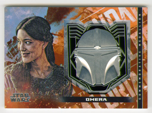 2020 Star Wars The Mandalorian Medallion Trading Card M-OH Omera Topps - TvMovieCards.com