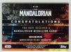 2020 Star Wars The Mandalorian Medallion Trading Card M-OH Omera Topps - TvMovieCards.com