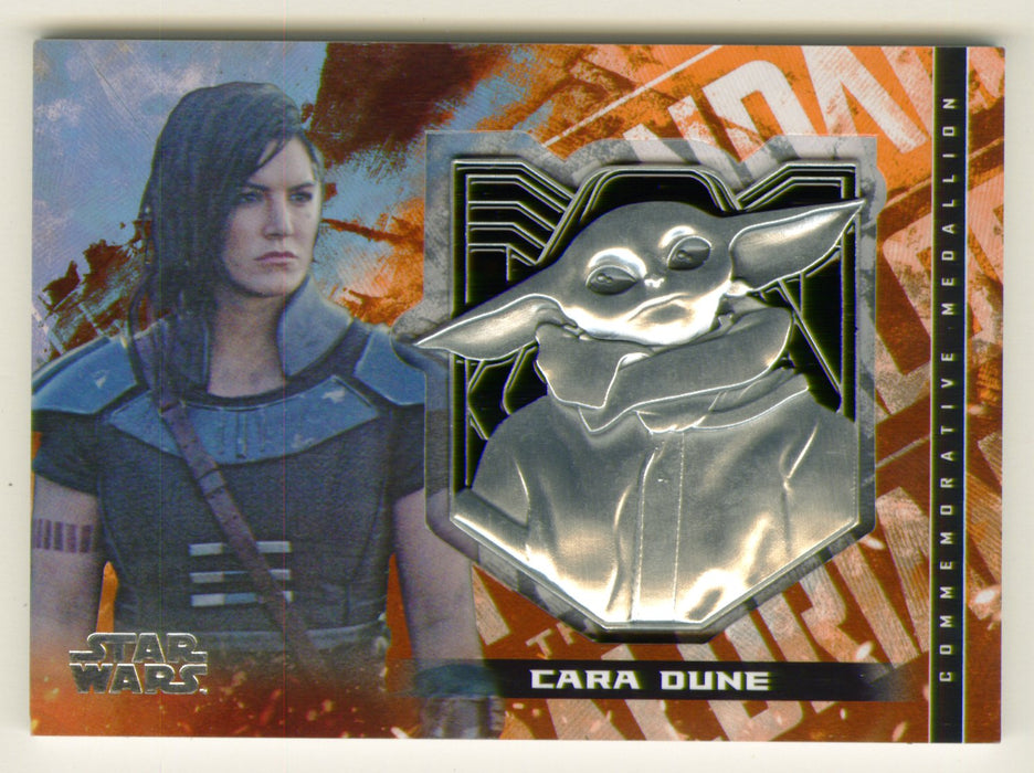 2020 Star Wars The Mandalorian Medallion Trading Card M-CDC Cara Dune Topps - TvMovieCards.com