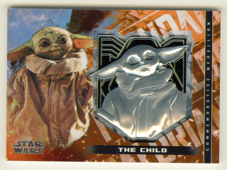 2020 Star Wars The Mandalorian Medallion Trading Card M-CC The Child Topps - TvMovieCards.com