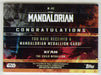 2020 Star Wars The Mandalorian Medallion Trading Card M-XC Xi'An Topps - TvMovieCards.com