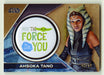 2021 Star Wars The Mandalorian Button Trading Card MC-PMF Ahsoka Tano Topps - TvMovieCards.com