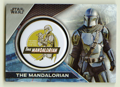 2021 Star Wars The Mandalorian Button Trading Card MC-MGC Topps - TvMovieCards.com