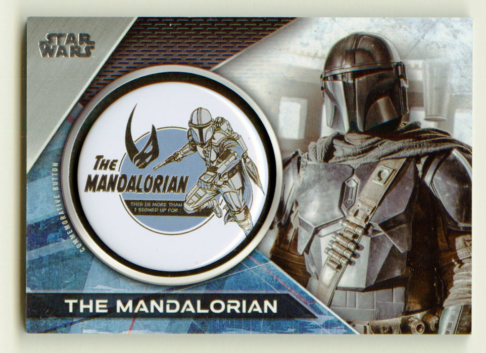 2021 Star Wars The Mandalorian Button Trading Card MC-MC Topps - TvMovieCards.com