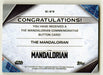 2021 Star Wars The Mandalorian Button Trading Card MC-MTW Topps - TvMovieCards.com