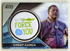 2021 Star Wars The Mandalorian Button Trading Card MC-KMF Greef Karga Topps - TvMovieCards.com
