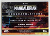 2020 Star Wars The Mandalorian Medallion Trading Card M-CDH Cara Dune Topps - TvMovieCards.com