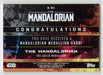 2020 Star Wars The Mandalorian Medallion Trading Card M-MC Topps - TvMovieCards.com