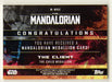 2020 Star Wars The Mandalorian Medallion Trading Card M-WHC The Client Topps - TvMovieCards.com