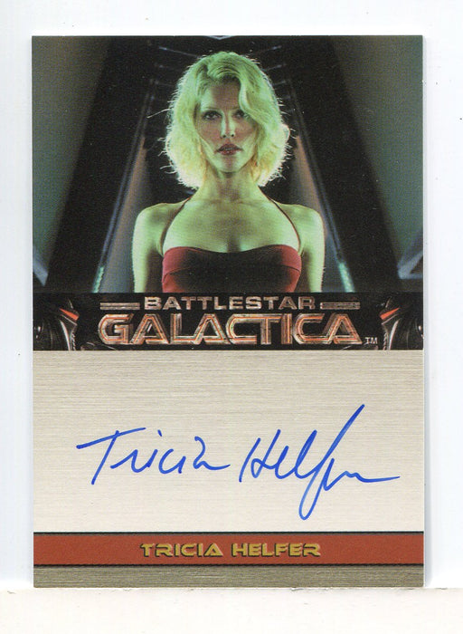 Battlestar Galactica Premiere Edition Tricia Helfer Autograph Card - TvMovieCards.com