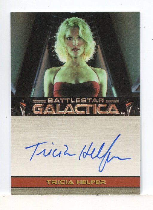 Battlestar Galactica Premiere Edition Tricia Helfer Autograph Card - TvMovieCards.com