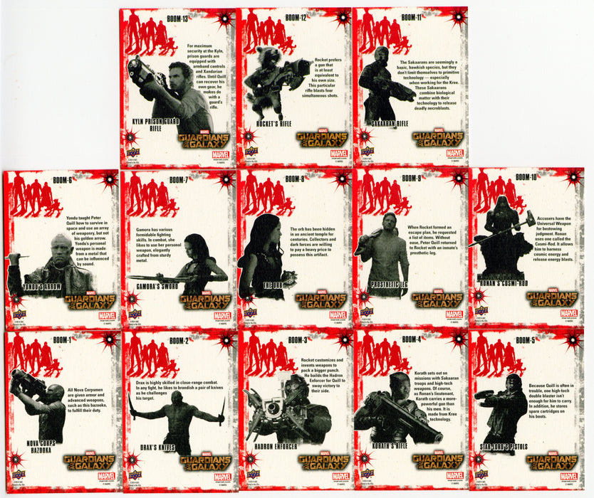 2014 Guardians of the Galaxy This is my BOOM STICK! Chase Card Set Boom-1/13 - TvMovieCards.com