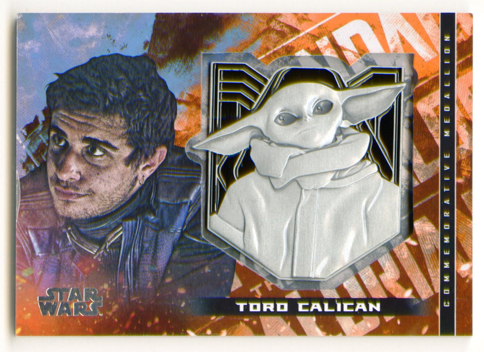 2020 Star Wars The Mandalorian Medallion Trading Card M-TC Toro Calican Topps - TvMovieCards.com