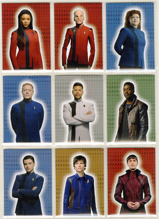 2025 Star Trek Discovery Season 5 Character Fold-Out 9 Card Chase Set F1-F9 - TvMovieCards.com