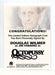 James Bond Archives 2014 Edition Douglas Wilmer Autograph Card - TvMovieCards.com