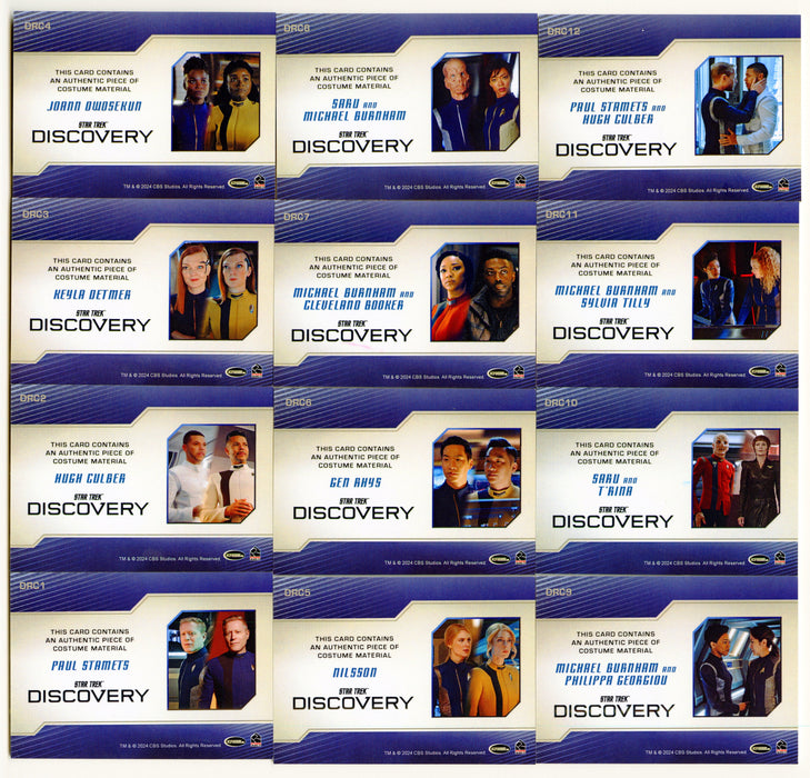 2025 Star Trek Discovery Season 5 Dual Relic Costume Card Set DRC01-24 - TvMovieCards.com