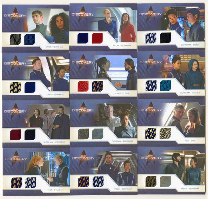 2025 Star Trek Discovery Season 5 Dual Relic Costume Card Set DRC01-24 - TvMovieCards.com
