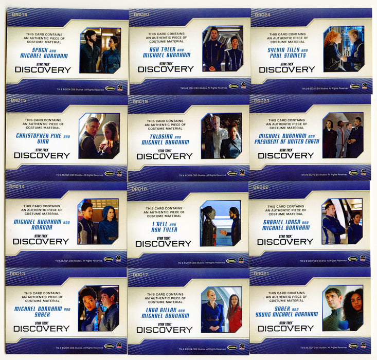 2025 Star Trek Discovery Season 5 Dual Relic Costume Card Set DRC01-24 - TvMovieCards.com