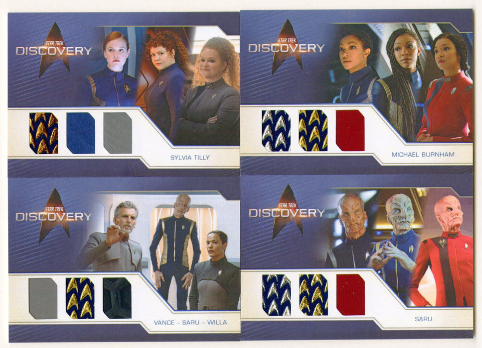 2025 Star Trek Discovery Season 5 Triple Relic Card Set TRC2 TRC3 TRC4 TRC5 - TvMovieCards.com