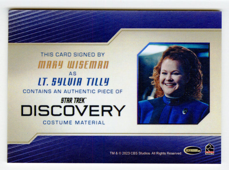 2025 Star Trek Discovery Season 5 Mary Wiseman Incentive Box Autograph Card - TvMovieCards.com