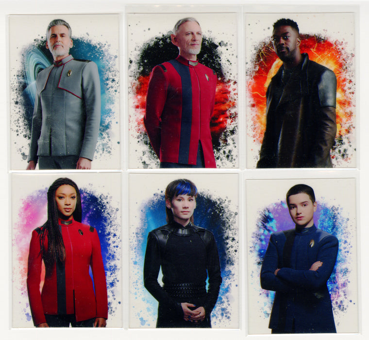2025 Star Trek Discovery Season 5 Plastic Character Trading Card Set CC13-CC18 - TvMovieCards.com