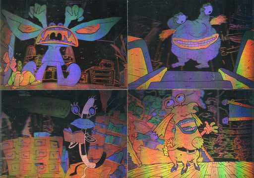 1995 AAAHH!! Real Monsters Hologram Chase Card Set 4 Hologram Cards - TvMovieCards.com