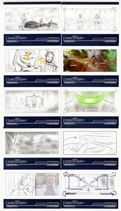 2025 Star Trek Discovery Season 5 Storyboard Artwork Chase Card Set SB53-62 - TvMovieCards.com