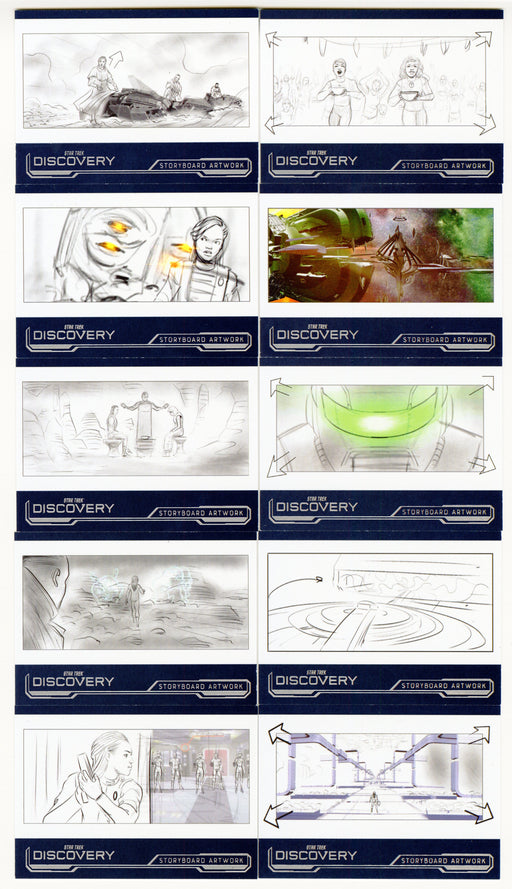 2025 Star Trek Discovery Season 5 Storyboard Artwork Chase Card Set SB53-62 - TvMovieCards.com