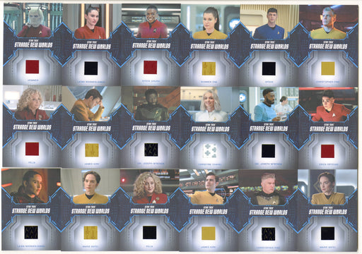 2025 Star Trek Strange New World Season 2 Costume Card Set RC20-RC37 - TvMovieCards.com