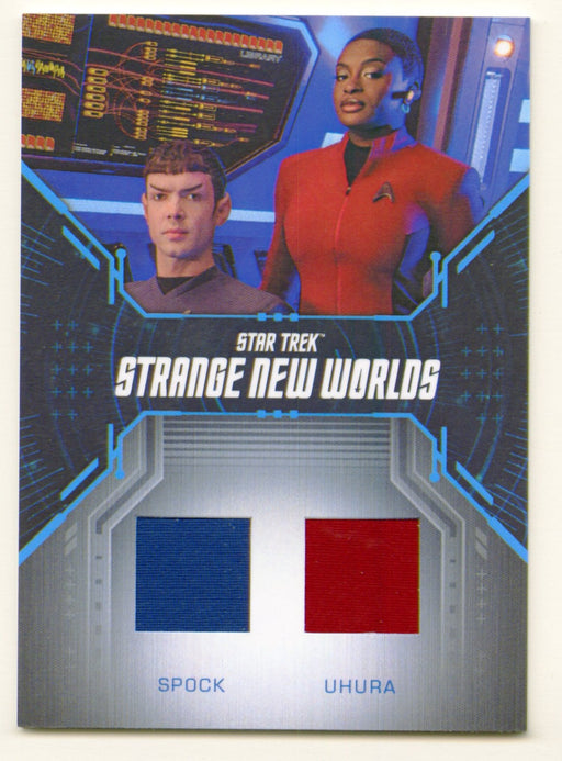 Star Trek Strange New World Season 2 Spock / Nyota Uhura Costume Card DRC04 - TvMovieCards.com