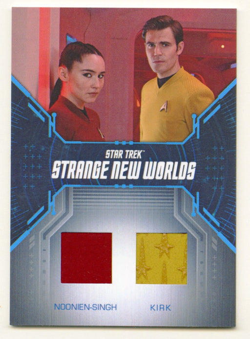 Star Trek Strange New World Season 2 Noonien-Singh/ James Kirk Costume Card DRC05 - TvMovieCards.com