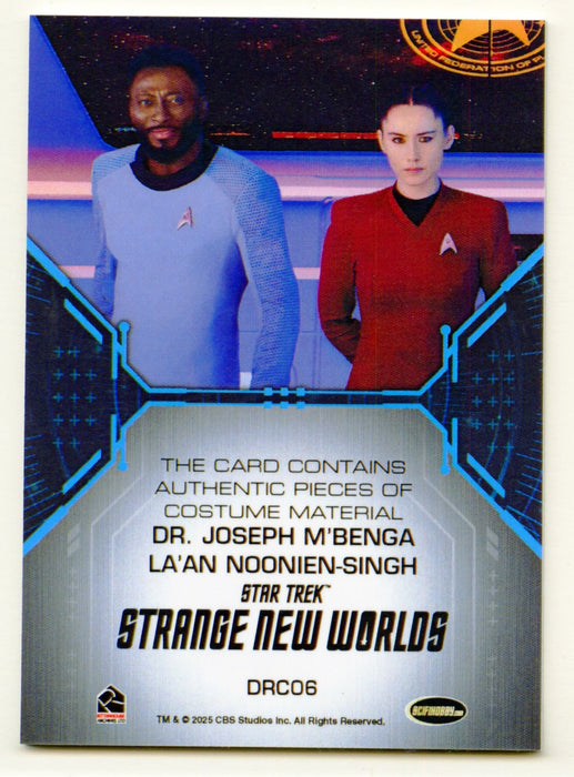 Star Trek Strange New World Season 2 B'Benga / Noonien-Singh Costume Card DRC06 - TvMovieCards.com