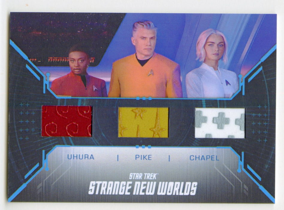 Star Trek Strange New World Season 2 Uhura Pike Chapel Costume Card TRC02 - TvMovieCards.com