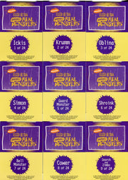1995 AAAHH!! Real Monsters Pop-Ups Chase Card Set 24 Pop Up Cards - TvMovieCards.com