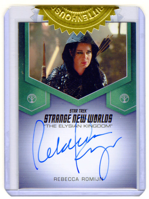 Star Trek Strange New World S2 Rebecca Romijn 9 Case Incentive Autograph Card - TvMovieCards.com