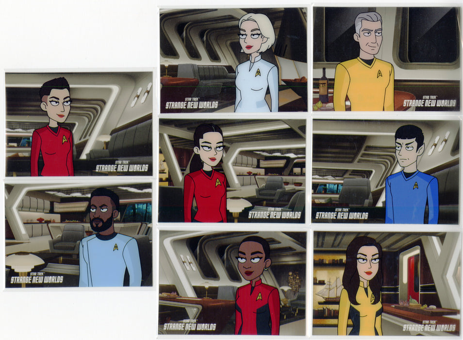 2025 Star Trek Strange New World Season 2 Animated Character Card Set FA1 - FA8 - TvMovieCards.com