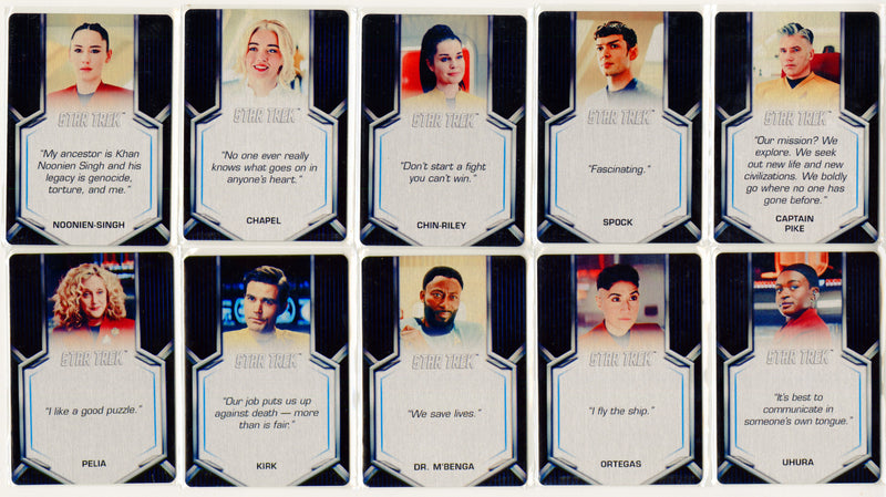 2025 Star Trek Strange New World Season 2 Expressions Of Heroism Metal Set E53-6 - TvMovieCards.com
