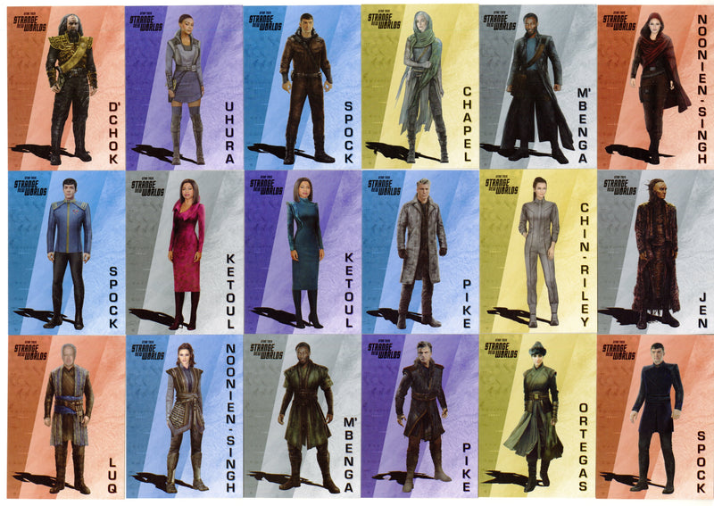 2025 Star Trek Strange New World Season 2 Costume Design Chase Set CD28-54 - TvMovieCards.com