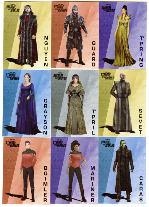 2025 Star Trek Strange New World Season 2 Costume Design Chase Set CD28-54 - TvMovieCards.com