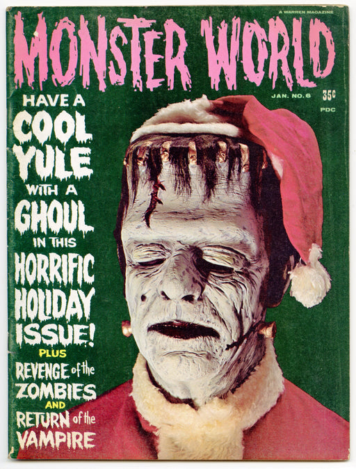 1966 Monster World Magazine #6 Frankenstein / Revenge of the Zombies - TvMovieCards.com